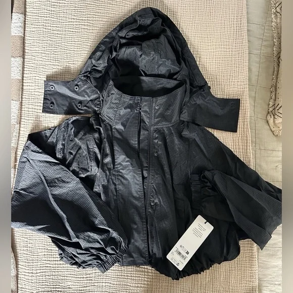 Alo yoga game time crop jacket black XS Jackets & Coats